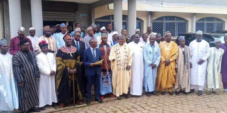 Muslim faithfuls in Bamenda