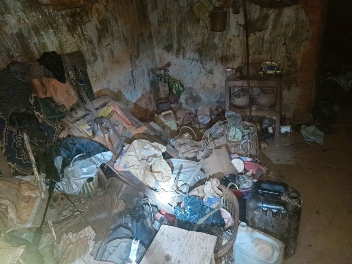 Image of the home, shows no signs of separatist activities, raising questions about government being silent. 