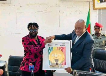 Locko and minister of arts and culture Cameroon