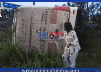 Oasis bus accident in Bamenda