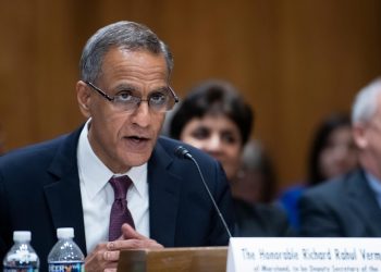 Richard R. Verma appears before a Senate Committee on Foreign Relations for his nomination to be Deputy Secretary of State for Management and Resources in the Russell Senate Office Building in Washington, DC, Thursday, February 16, 2023. Credit: Rod Lamkey / CNP - Photo by Icon sport