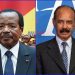 Paul Biya of Cameroon and Isaias Afwerki of Eritrea