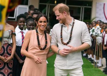 Prince Harry and Meghan Markle in Nigeria