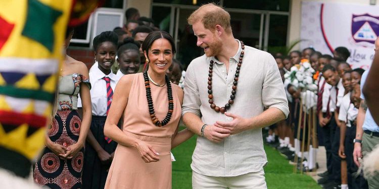 Prince Harry and Meghan Markle in Nigeria