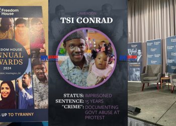 Tsi Conrad honoured by Freedom House