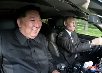 Putin and Kim take a diplomatic limousine ride