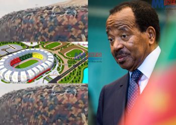 The Paul Biya stadium in a state of disrepair