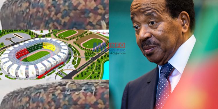 The Paul Biya stadium in a state of disrepair
