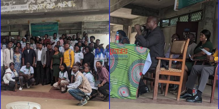 University of Buea students promote environmental protection