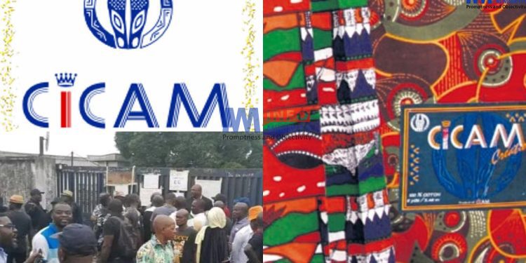 CICAM Workers protest unpaid wages