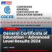 GCE Board Advanced Levels 2024
