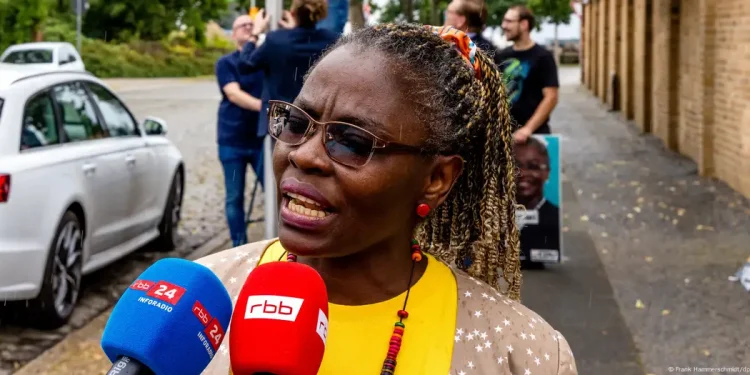 The Cameroonian-born German politican was told 
