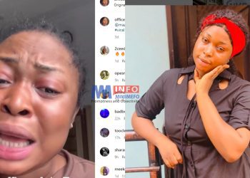 Nigerian Lay cries for husband