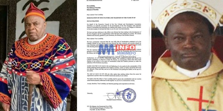 The Nso Development Association (NSODA) threatens the Catholic Church