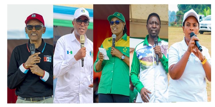 Rwanda presidential candidates (CR: The New Times)