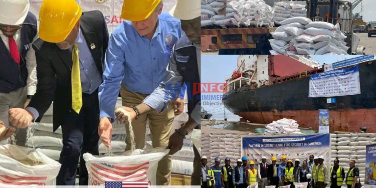 US government contributes food to conflict-hit regions of Cameroon