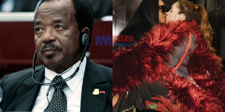 Brenda Biya and Paul Biya