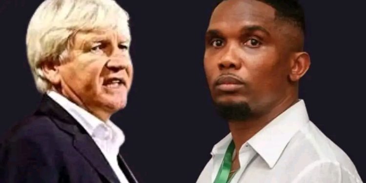 Select Samuel Eto’o Accusé de Manipulation de l’Opinion Publique par Marc Brys Samuel Eto’o Accusé de Manipulation de l’Opinion Publique par Marc Brys