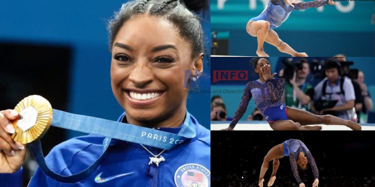 Simone Biles wins 3rd gold at Paris Olympics
