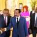 President Biya and his collaborators today
