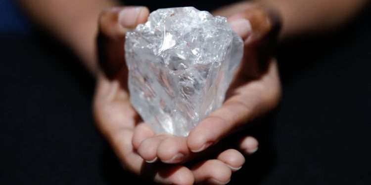 Found in Botswana, the Lesedi la Rona diamond is up for auction and valued at $70 million.