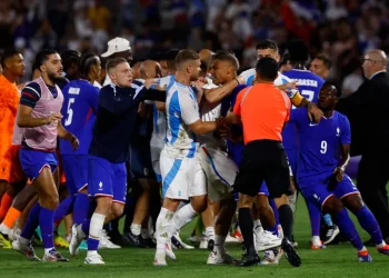 France vs Argentina match ended in chaos