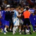 France vs Argentina match ended in chaos