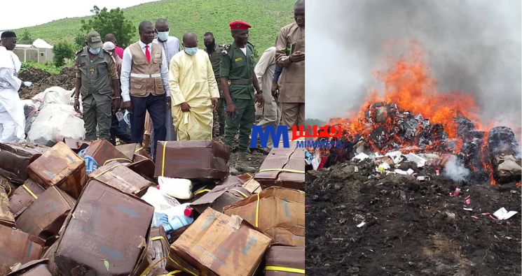 Une opération d’incinération de produits de contrebande s’est déroulée hier à Yonkole, marquant une étape importante dans la lutte contre le commerce illicite dans la région de l’Extrême-Nord du Cameroun.