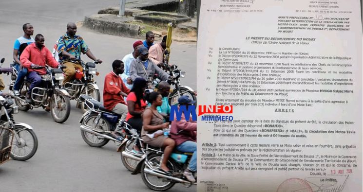 À la suite d'une réunion qui s'est tenue à la Chefferie supérieure du Canton Bell, il a été décidé d'interdire la circulation de ces véhicules entre 18h et 06h