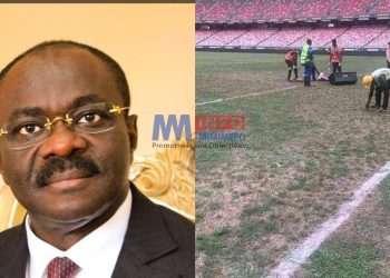 Narcisse moele Kombi on Japoma Stadium