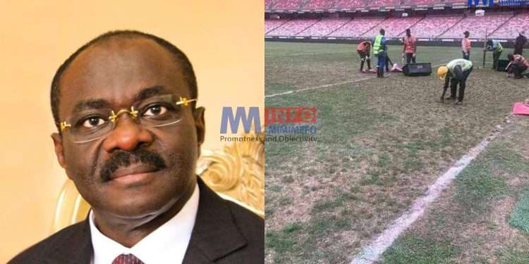 Narcisse moele Kombi on Japoma Stadium