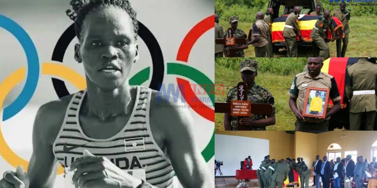 Rebecca Cheptegei was given a state burial with full military honours