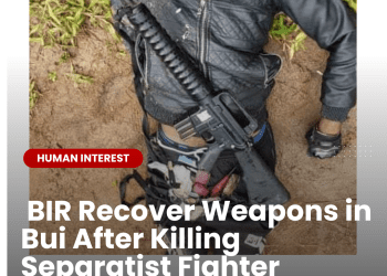 BIR Recover Weapons in Bui After Killing Separatist Fighter