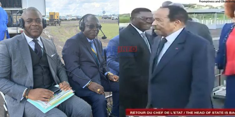 Cameroon's president returns to live broadcast