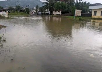 Flooded area in Limbe last August | photo credit: CBS Buea