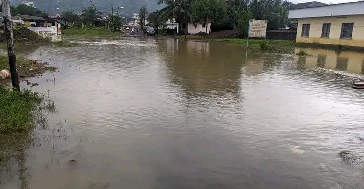 Flooded area in Limbe last August | photo credit: CBS Buea
