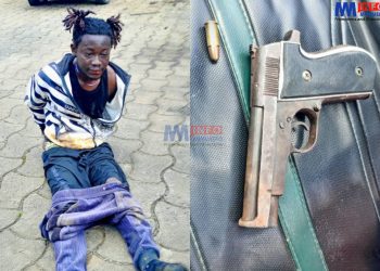 Missellele security arrest suspect with gun