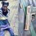Missellele security arrest suspect with gun