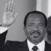 President Paul Biya black and white