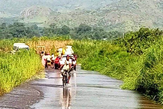 Rains in Babungo flood roads