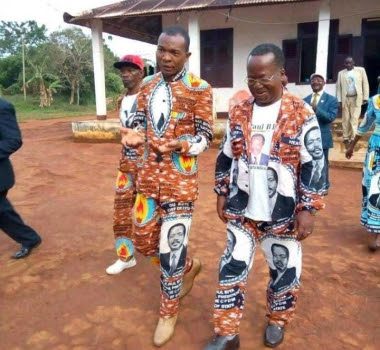 Robert Nkili with CPDM outfit