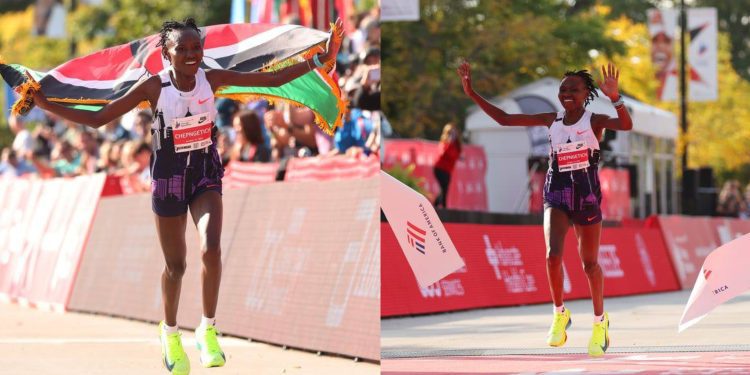 Ruth Chepngetich made history by smashing the women’s marathon world record