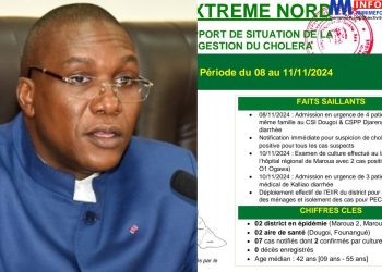 Cholera outbreak announced