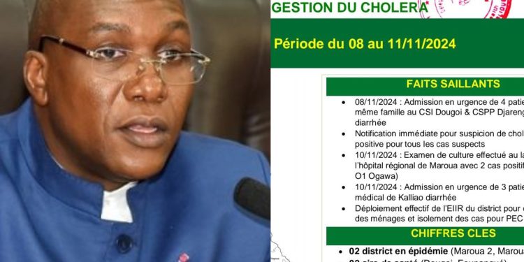 Cholera outbreak announced