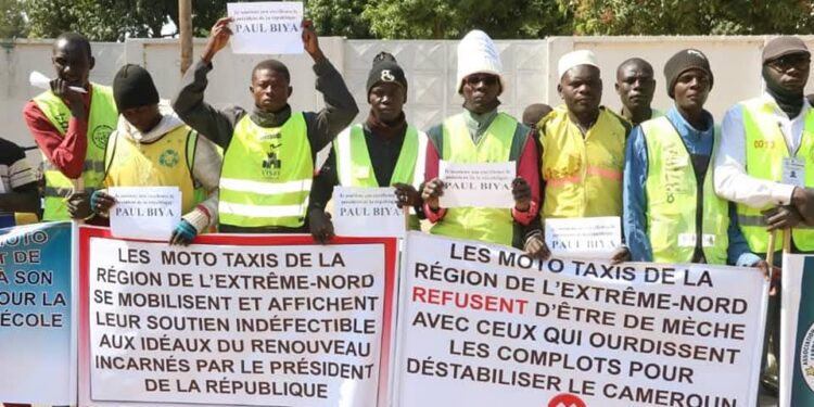 Maroua : Les Mototaximen veulent Paul Biya en 2025