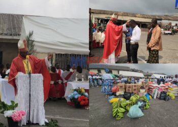 Buea bishop Michael Bibi visits Central Prison