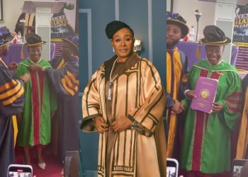 Patience Ozokwor receives honoary doctorate