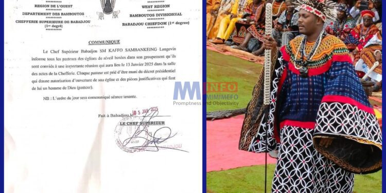 Babadjou Chief Summons Pastors of Pentecostal Churches