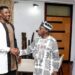 Francis Ngannou and Olusegun Obasanjo