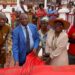 Trade Minister Luc Magloire Mbarga Atangana with Big Joe Rice